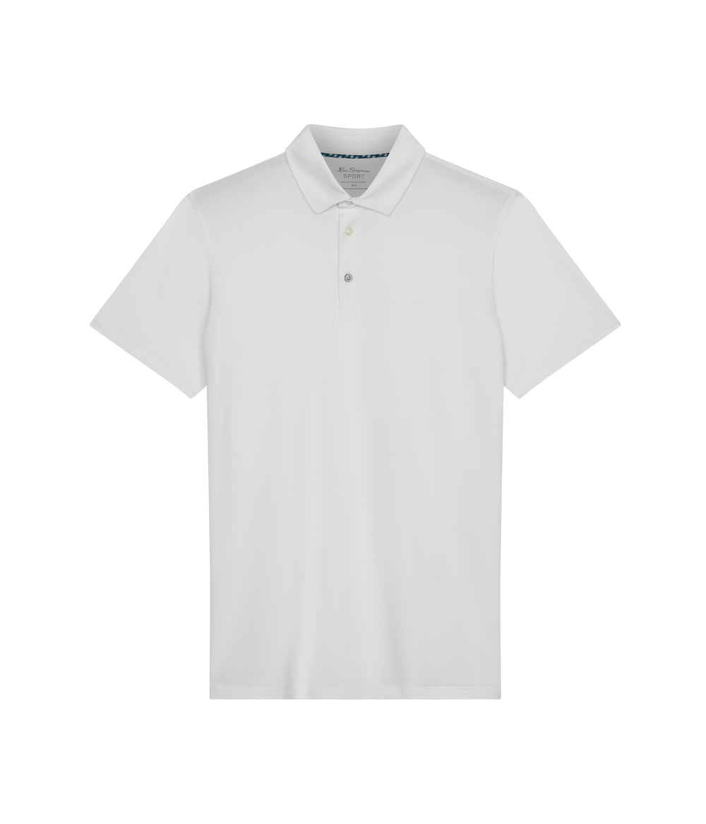 Polos Ben Sherman Solid Air Pique Sports Fit Blanche | YXD-54995433